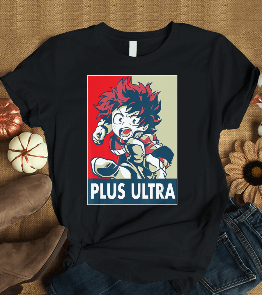 Plus Ultra My Hero Academia Manga Anime Hero T-Shirt