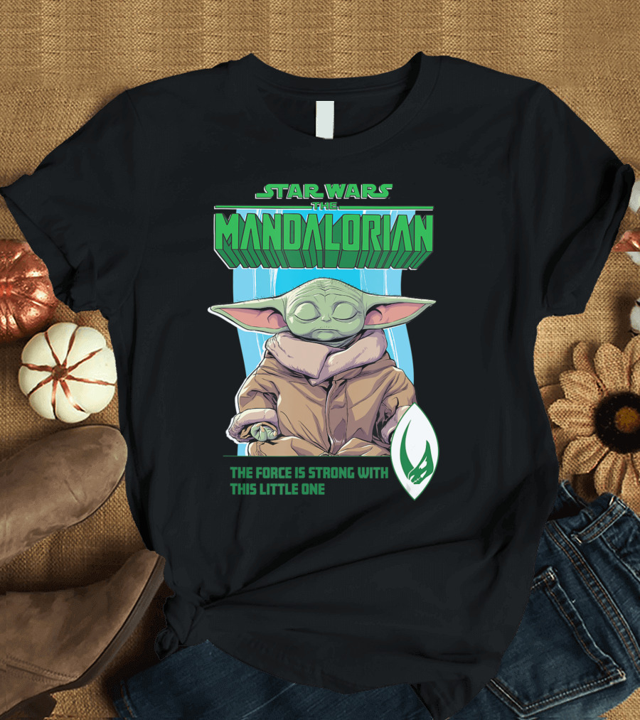 Star Wars The Mandalorian Grogu The Force Is Strong With This Little One T-Shirt