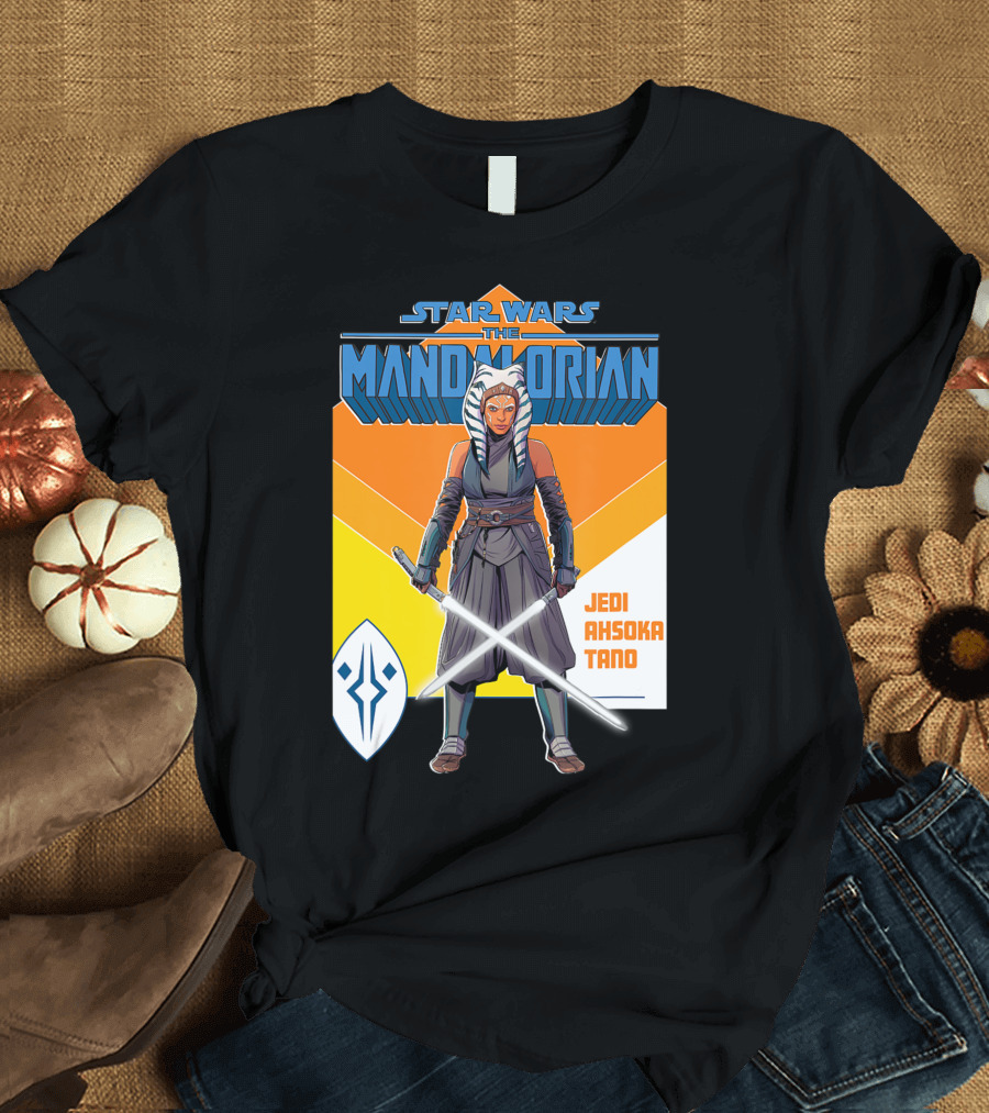Star Wars The Mandalorian Jedi Ahsoka Tano Lightsaber T-Shirt