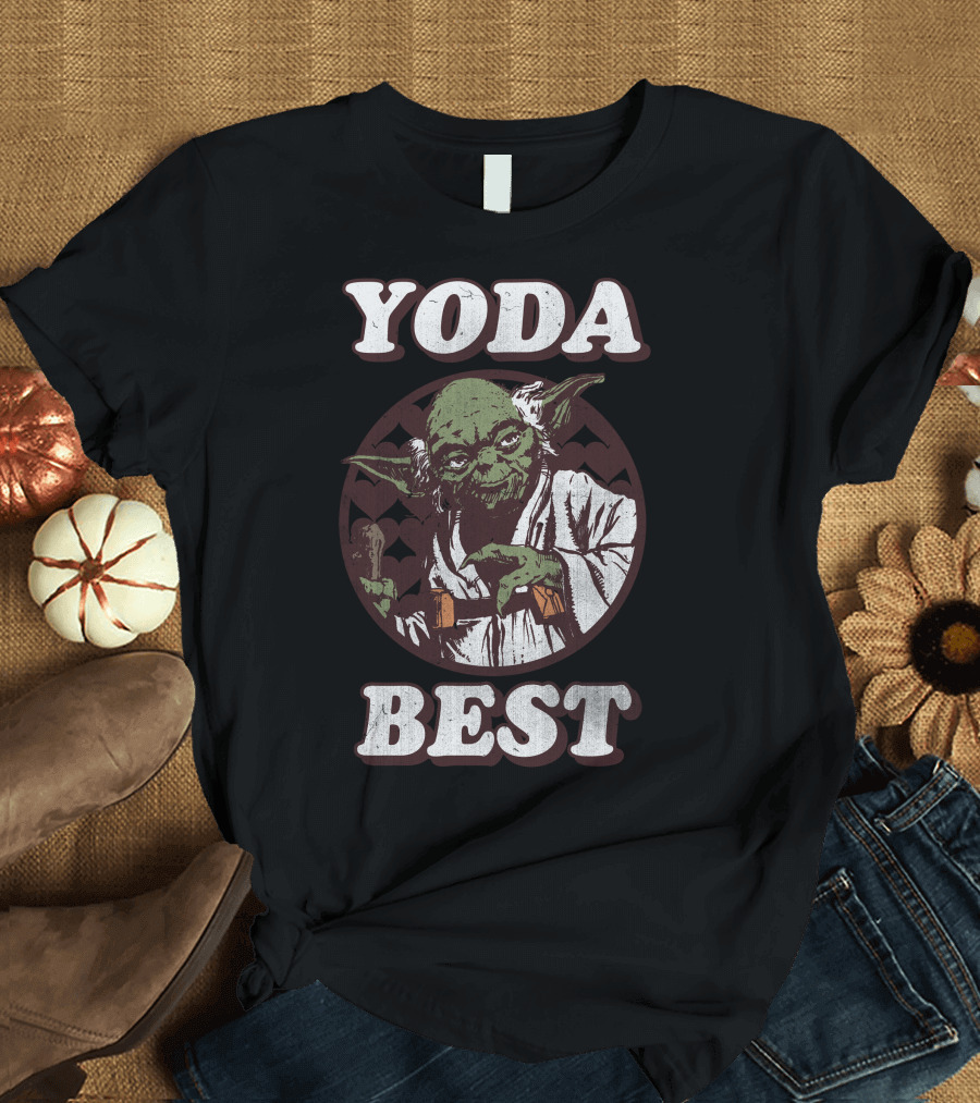 Star Wars Yoda Best Vintage Valentine's Yoda Jedi Master T-Shirt