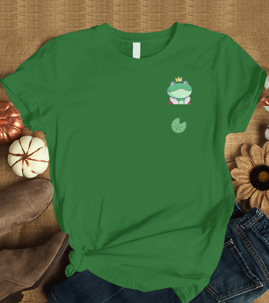 Boomerna Frog King Lily Pad Merch T-Shirt