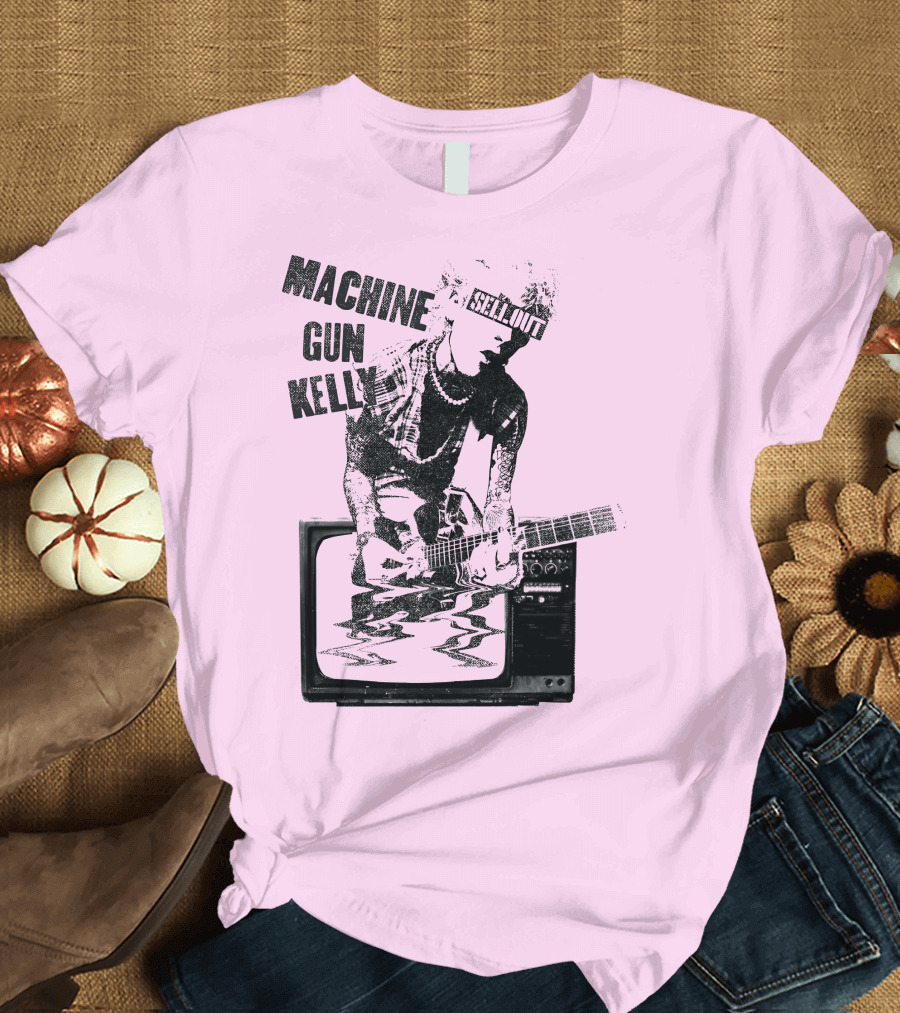 Machine Gun Kelly Sellout TV Guitar T-Shirt