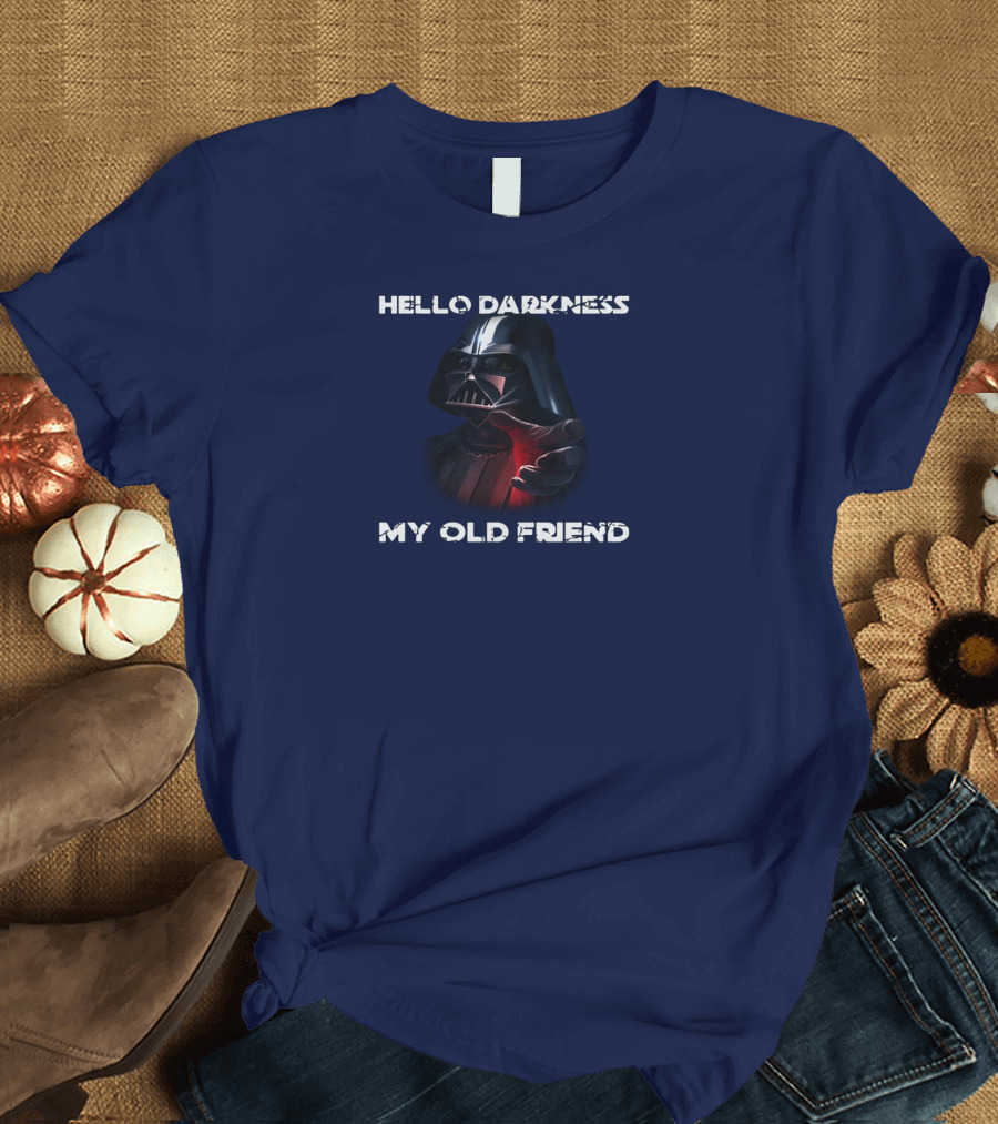 Darth Vader Star Wars Hello Darkness My Old Friend Vader Iconic T-Shirt