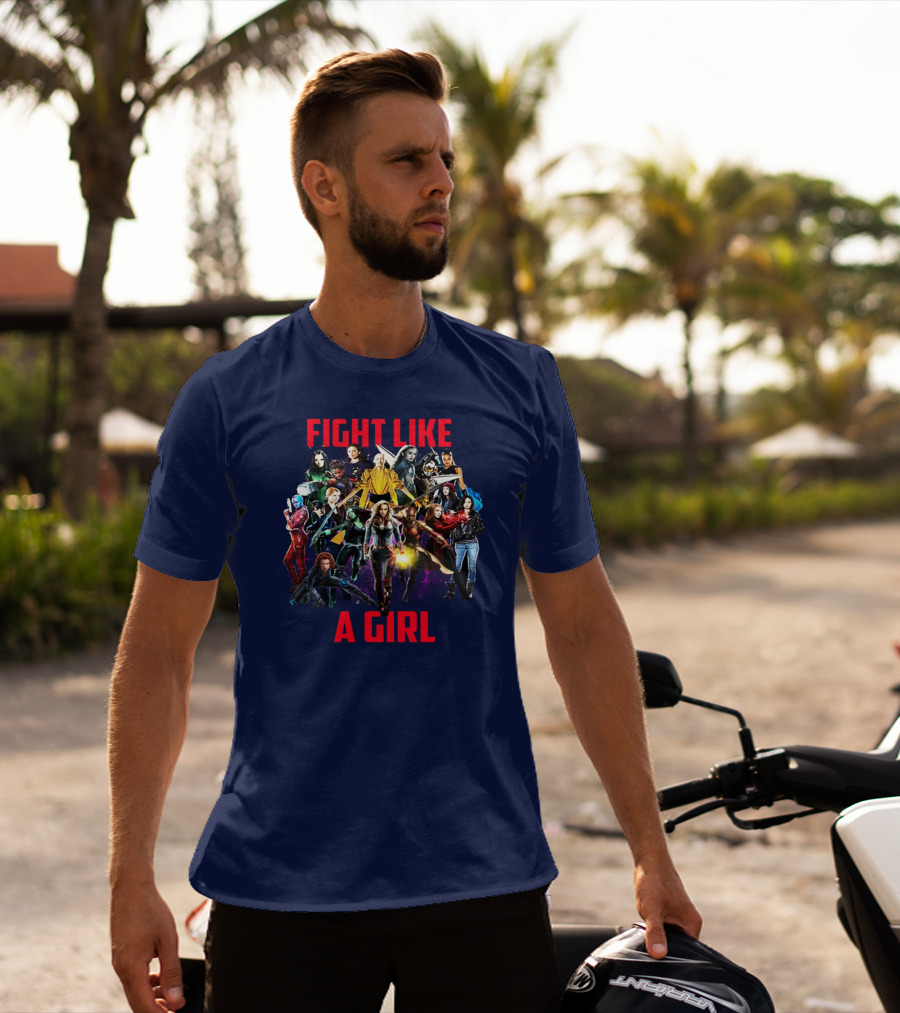 FIGHT LIKE A GIRL Marvel Heroes Empowerment Ensemble T-Shirt