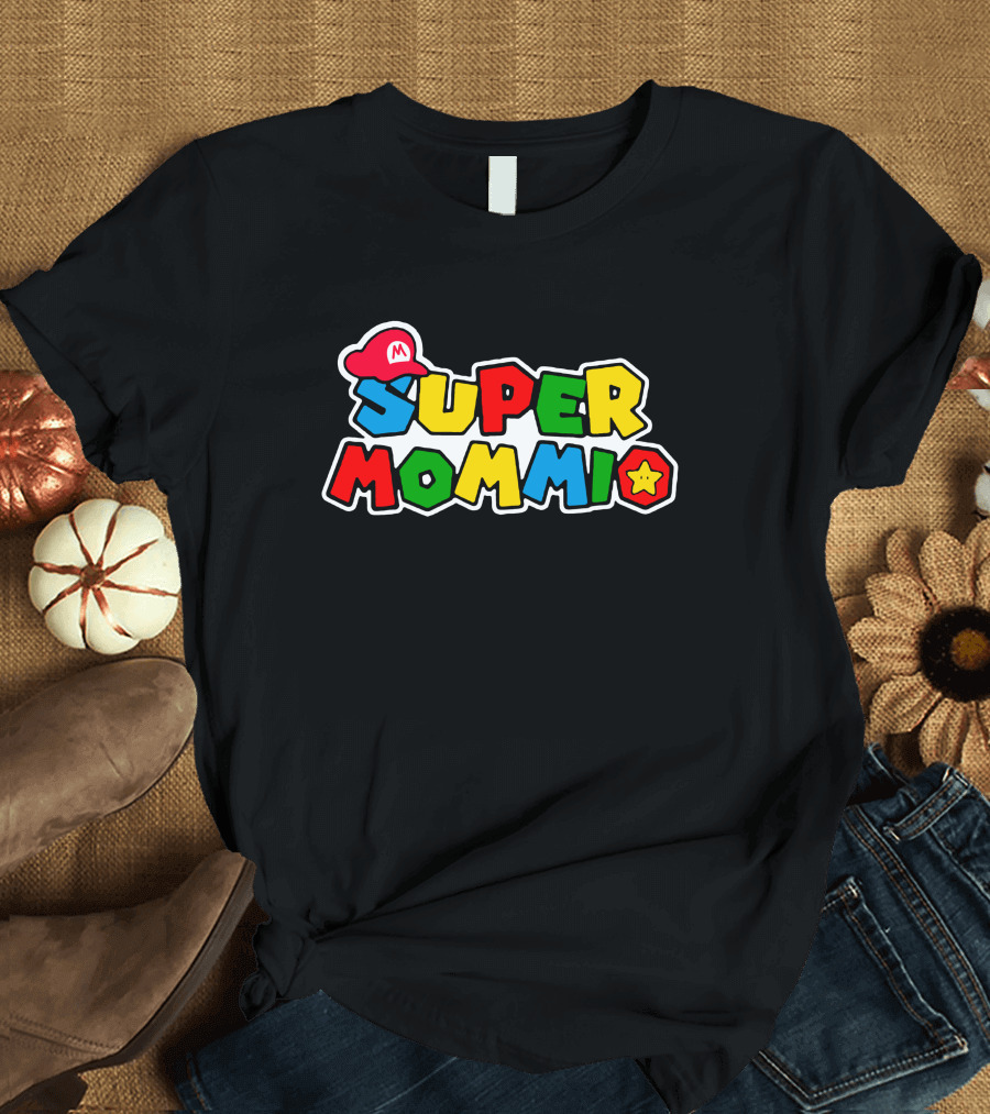 SUPER MOMMIO Mario-Inspired T-Shirt