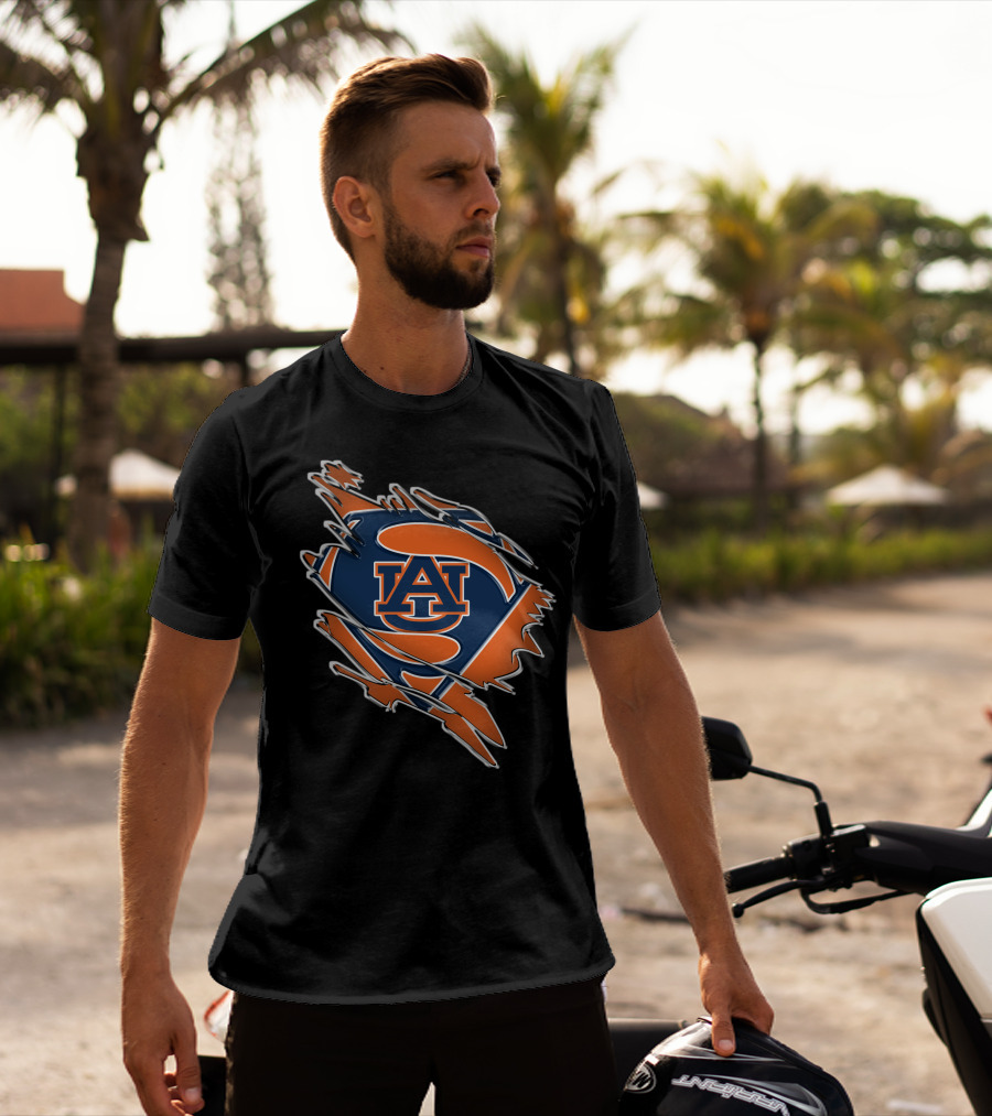 Auburn Tigers AU Superman T-Shirt