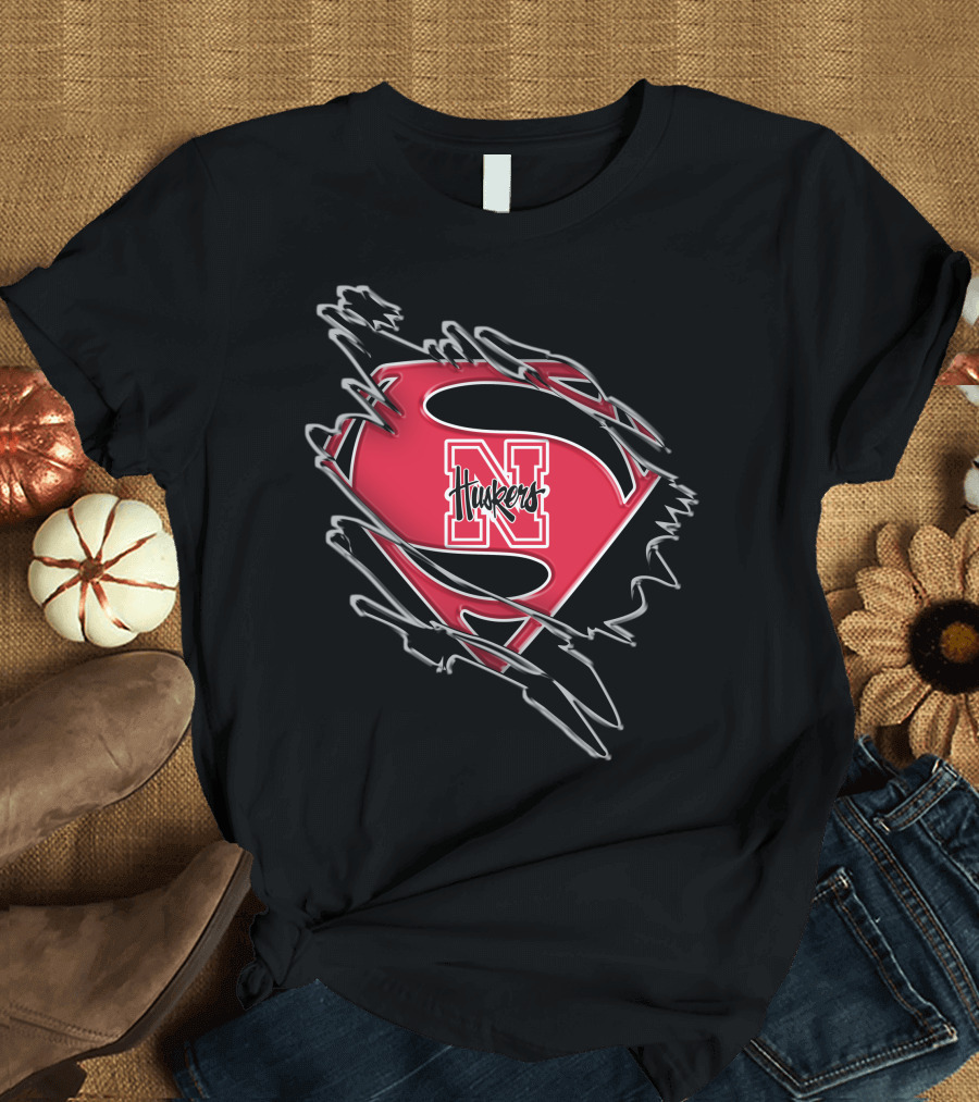Nebraska Huskers Super Logo N T-Shirt