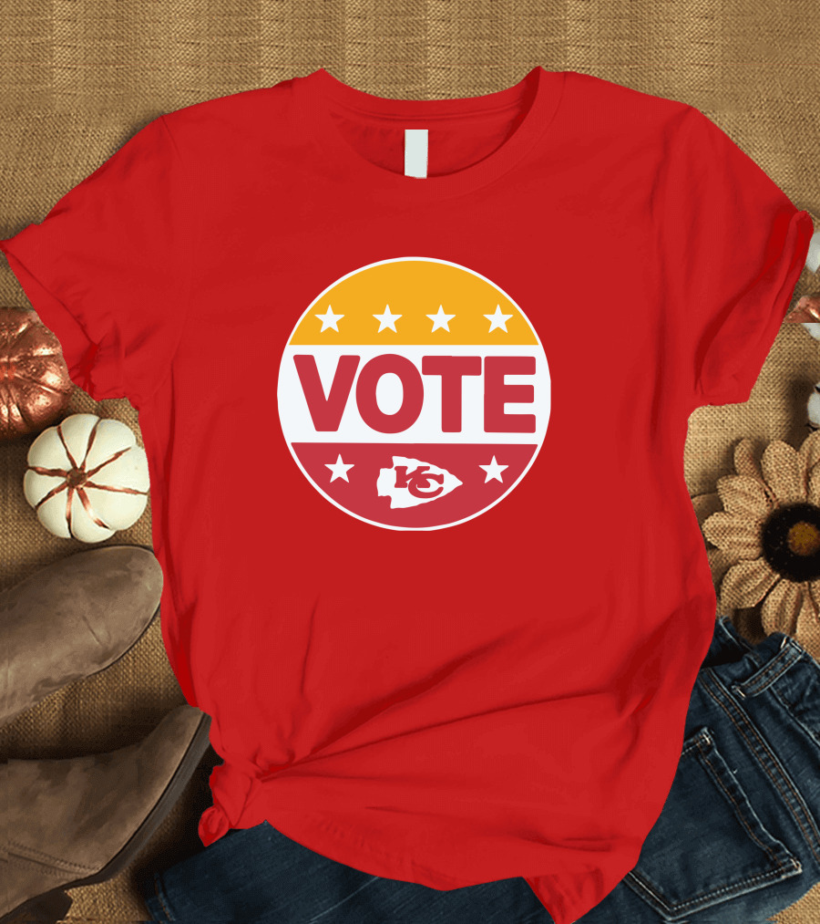 Kc Chiefs Vote Stars Emblem T-Shirt