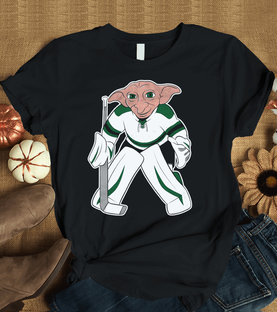 Spittin Chiclets D Goalie Hockey Creature Playing Goaltender T-Shirt