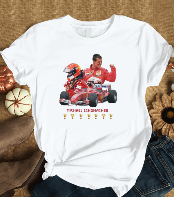 T-Shirt: Michael Schumacher Ferrari Racing Champion Thank You For The Memories T-Shirt Michael Schumacher Ferrari Racing Champion Thank You For The Memories T-Shirt