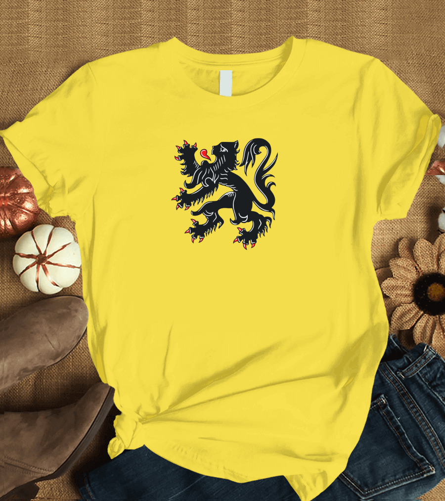Flag of Flanders Black Lion T-Shirt