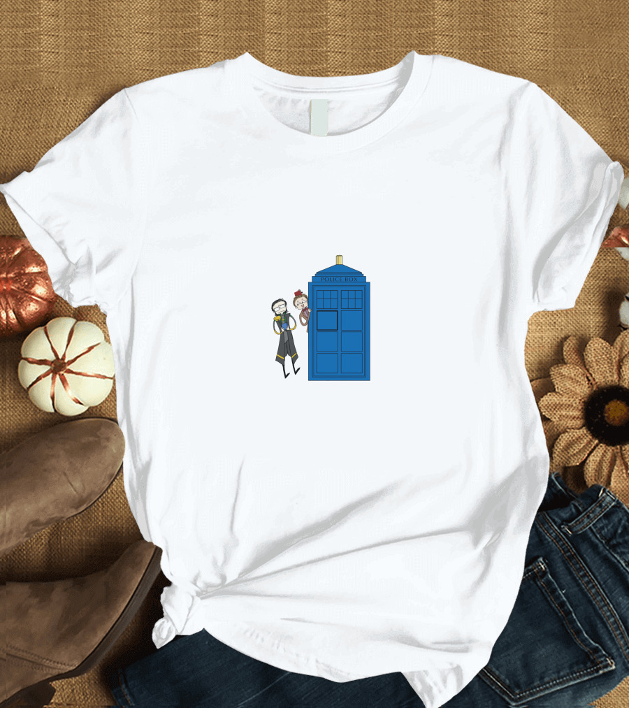 Twomad Police Box Doctor Who T-Shirt