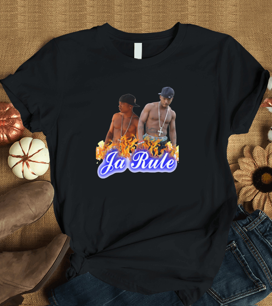 Ja Rule Vintage Fire Flames T-Shirt