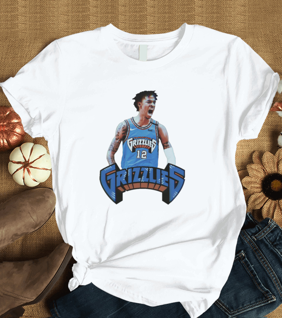 Funny Retro Feal Jamorant Grizzlies 12 Vancouver T-Shirt