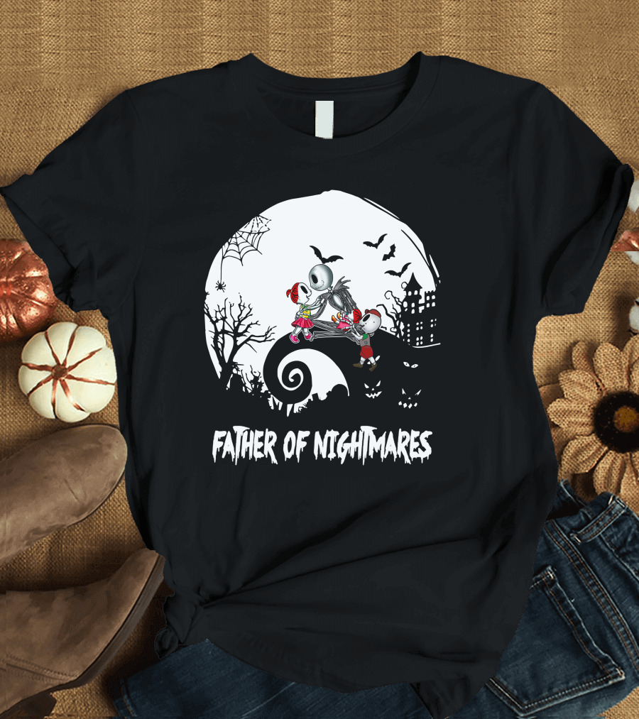 Father of Nightmares 2 Girls 1 Boy T-Shirt
