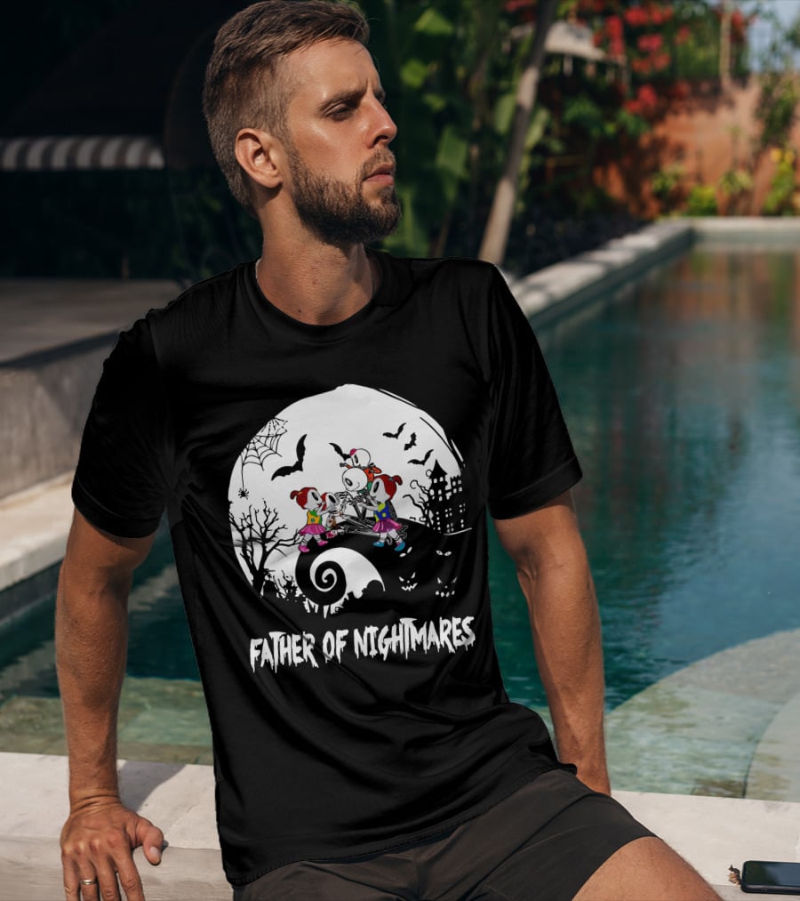 Father Of Nightmares 3 Girls 1 Boy T-Shirt