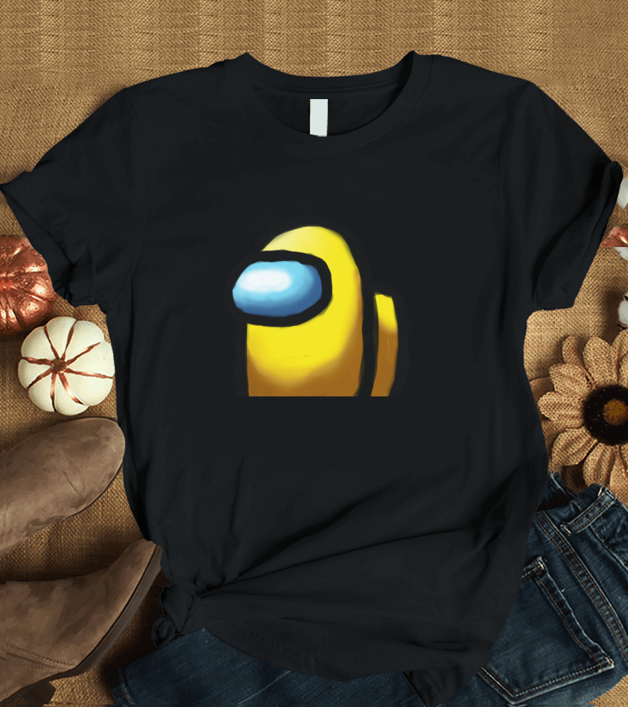 Among Us Yellow Crewmate Character T-Shirt