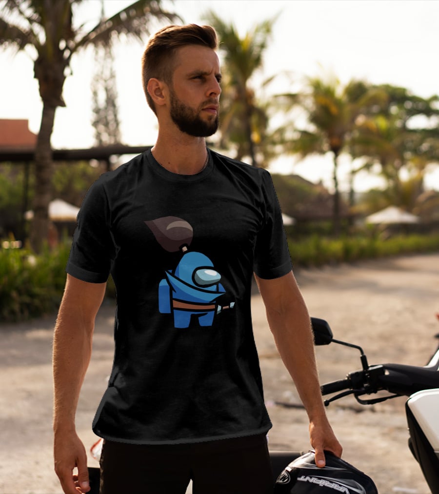 Among Us Yasuo Crossover Character Gaming Mashup T-Shirt
