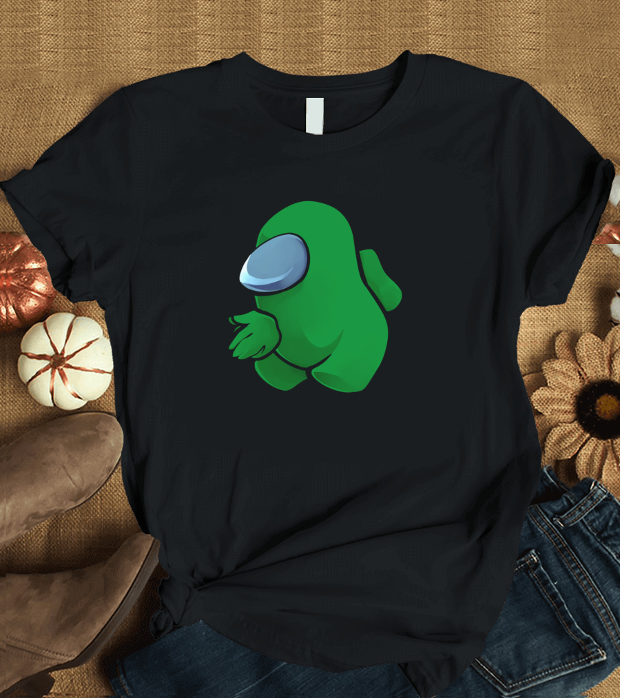 Sus Among Us Crewmate Dark Green T-Shirt