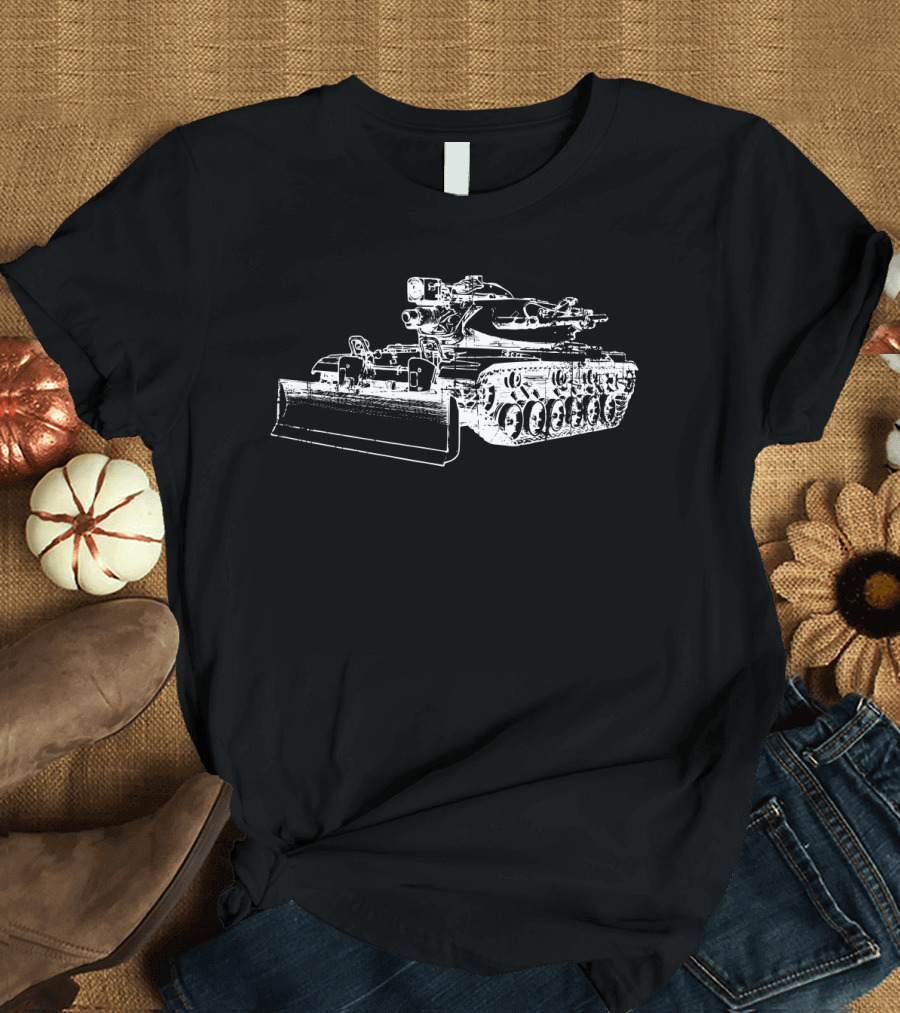 Combat Engineer Vehicle CEV Tactical Military Tank T-Shirt