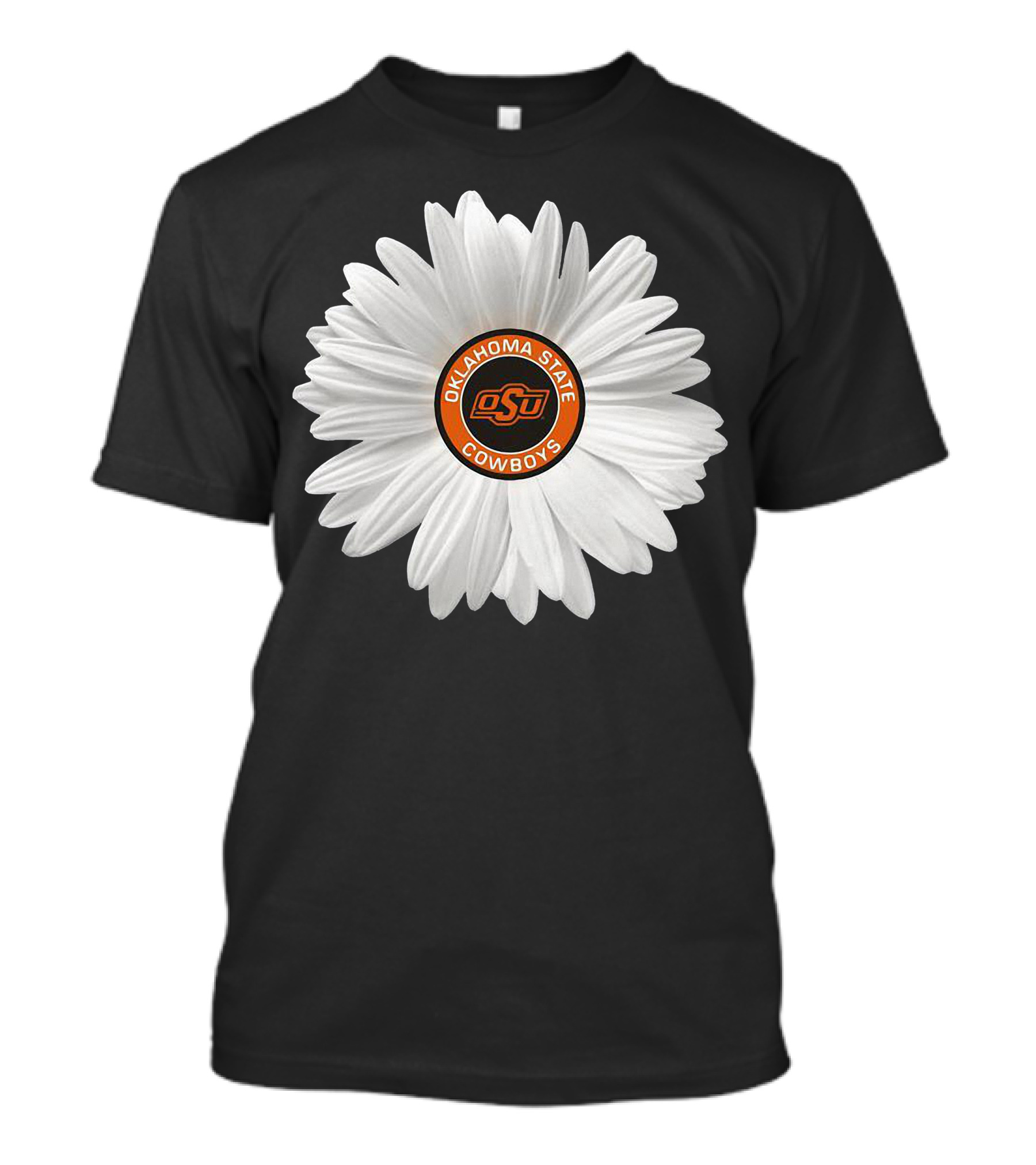 Oklahoma State Cowboys Fan Club Flower Emblem OSU T-Shirt