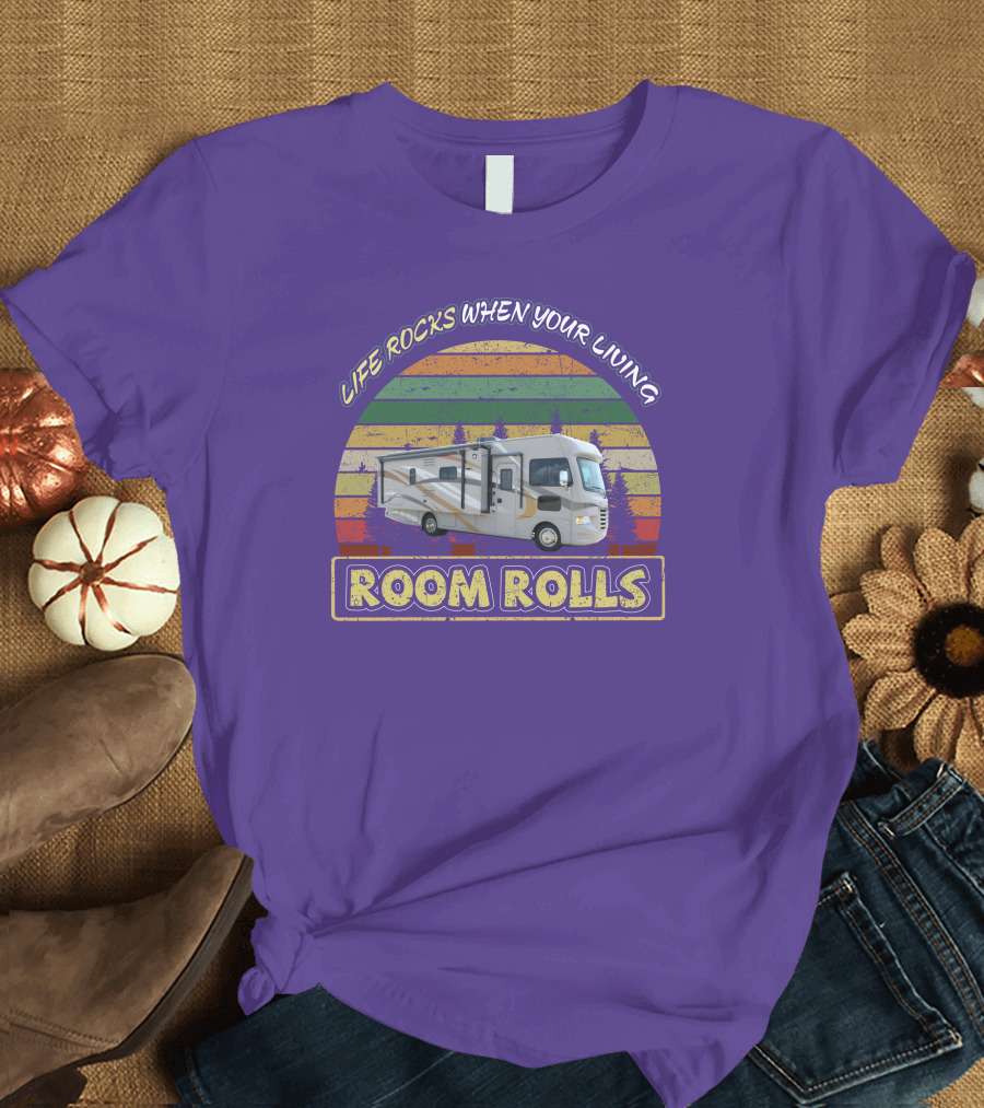 LIFE ROCKS WHEN YOUR LIVING ROOM ROLLS Thor ACE 27-1 T-Shirt