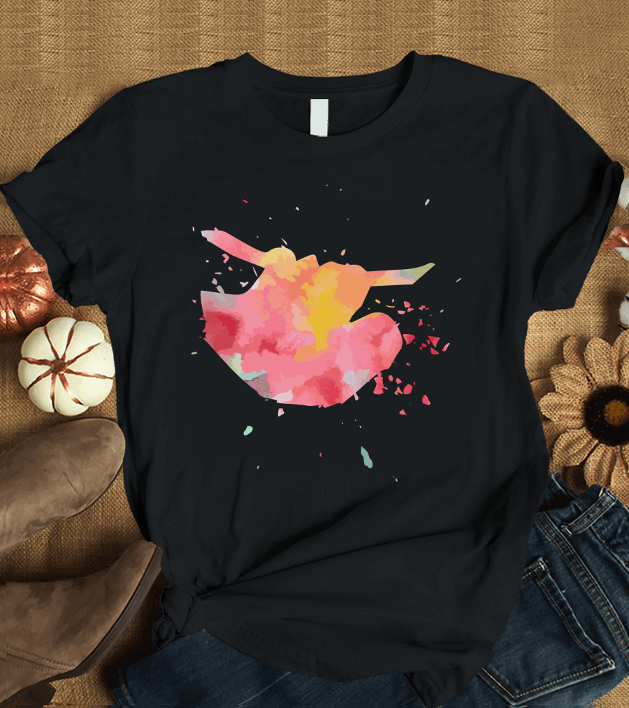 Sloth Colorful Minimalist Fashion Explosion T-Shirt