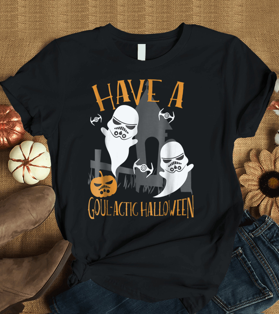 Have a Goulactic Halloween Star Wars Trooper Ghosts T-Shirt