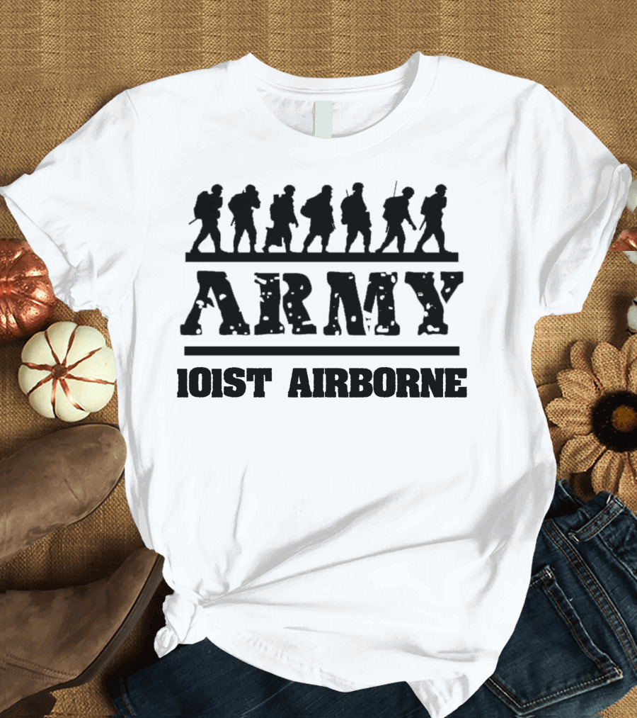 ARMY 101St Airborne Veteran Soldier T-Shirt