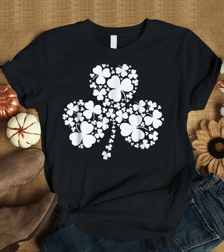 Shamrocks Cluster St. Patrick's Day Green T-Shirt