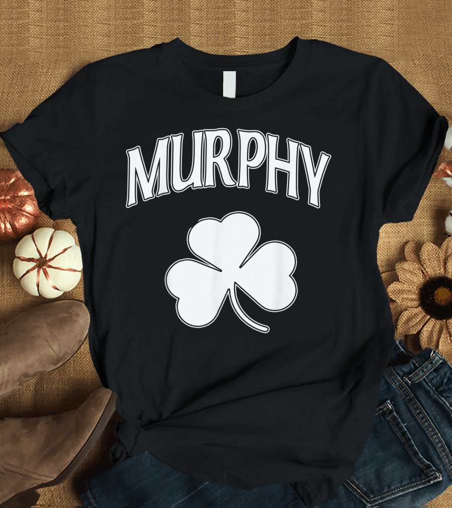 Murphy Shamrock Surname Irish T-Shirt