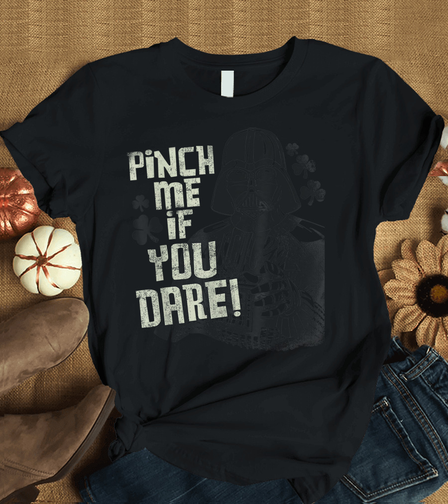 Star Wars Darth Vader Pinch Me If You Dare Shamrock Challenge T-Shirt