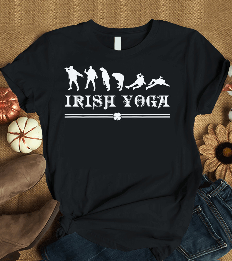 Irish Yoga St. Patrick's Day Drinking Team For Drunk Pose T-Shirt