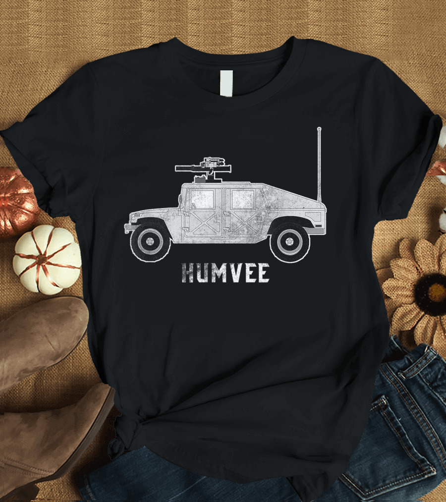 Humvee Military Tanks Army Veteran Memorial Day T-Shirt