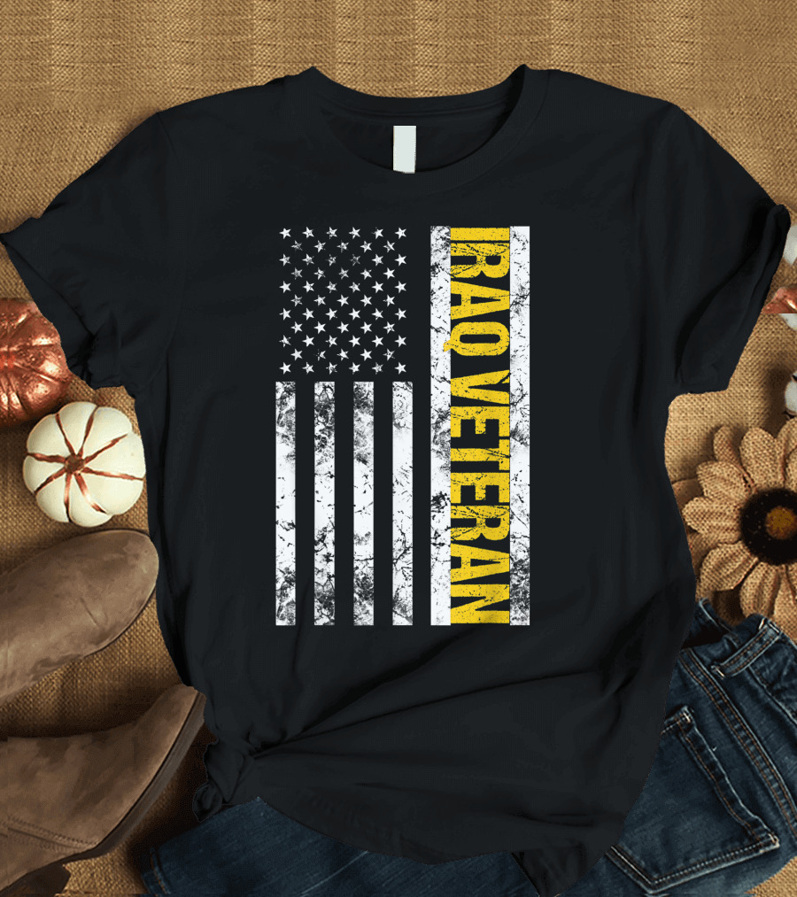 Iraq Veteran United States Flag T-Shirt