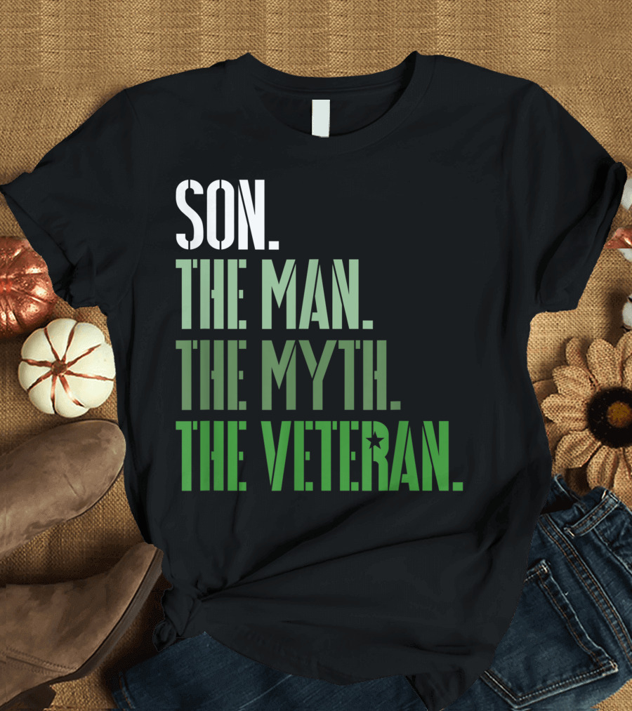 Son The Man The Myth The Veteran T-Shirt