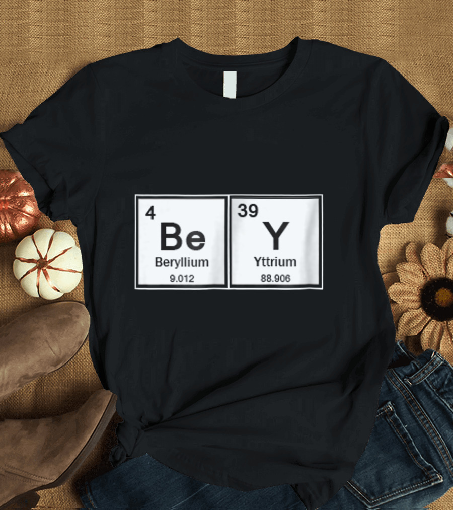 Moorish American Bey Beryllium Yttrium Periodic Table Elements T-Shirt