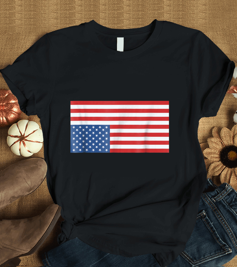 America In Distress Upside Down USA American Flag Iconic T-Shirt