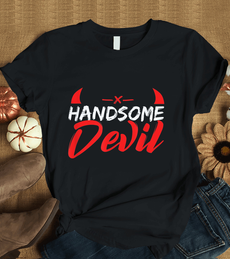 Handsome Devil Charming Halloween Costume Cute T-Shirt