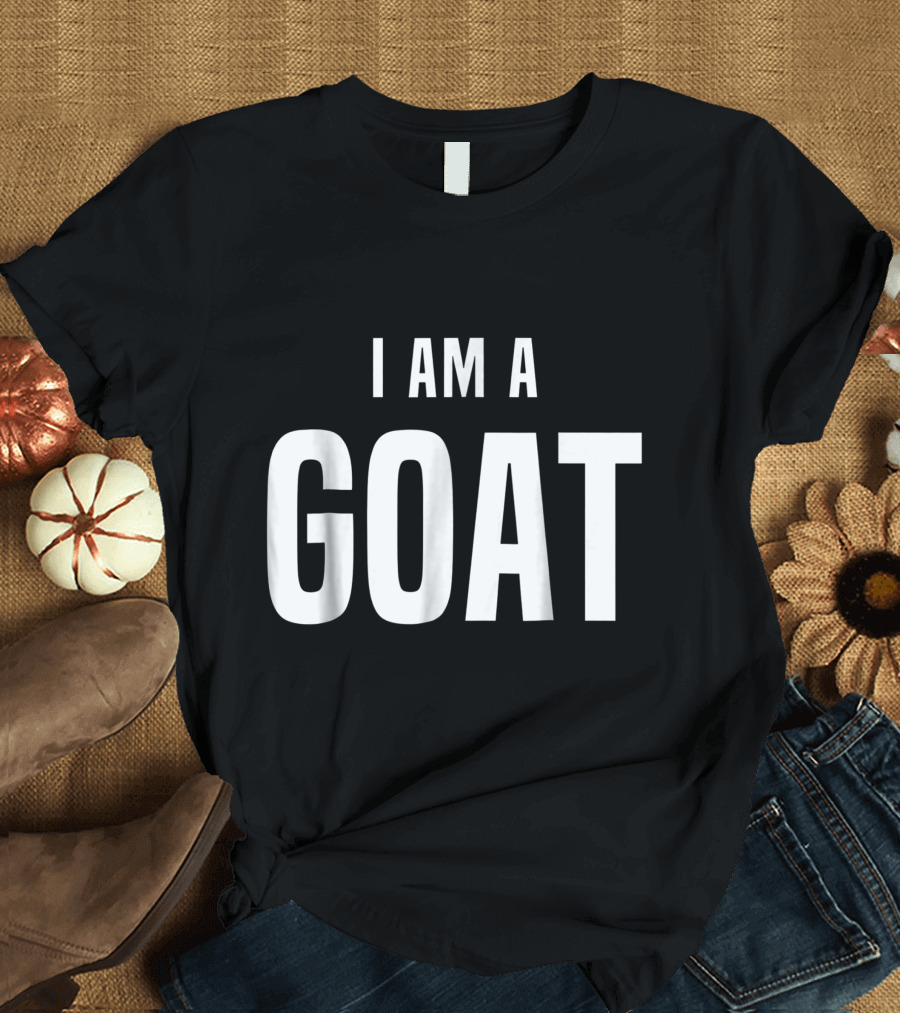 I Am A Goat Costume Easy Simple Halloween T-Shirt