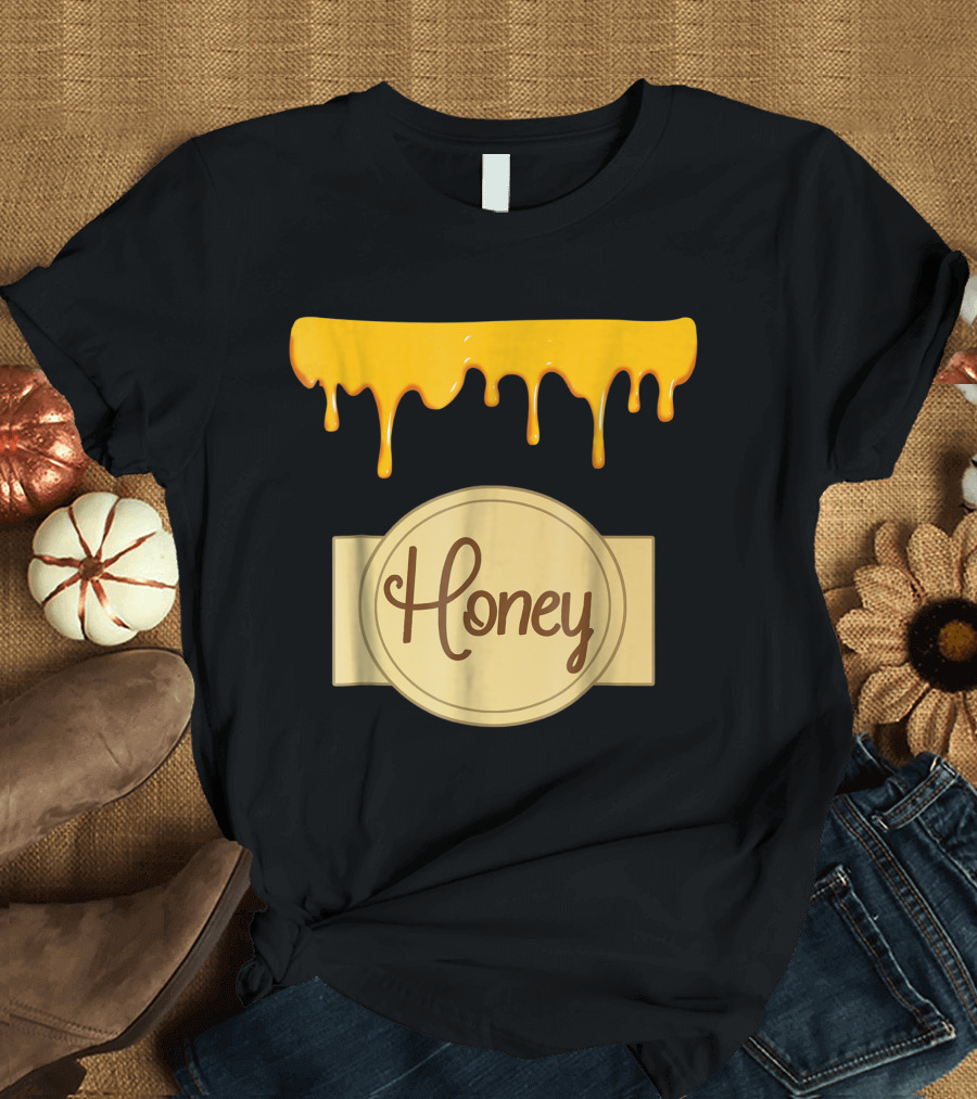 Honeypot Honey Dripping Jar Label T-Shirt