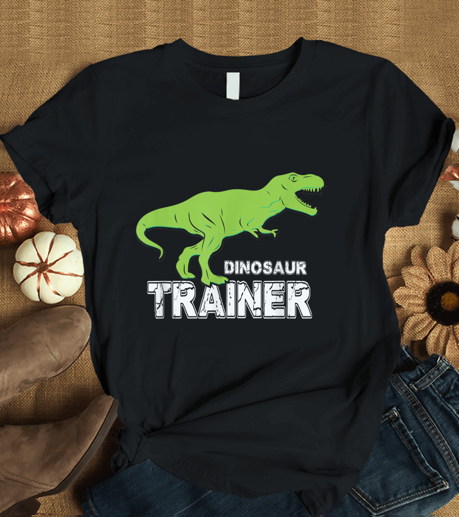 Dinosaur Trainer Halloween Costume For Adults T-Rex T-Shirt