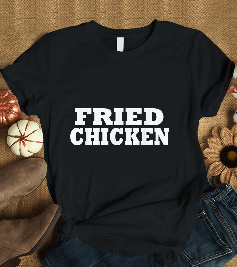 Fried Chicken Food Easy Halloween Costume Party Fun T-Shirt