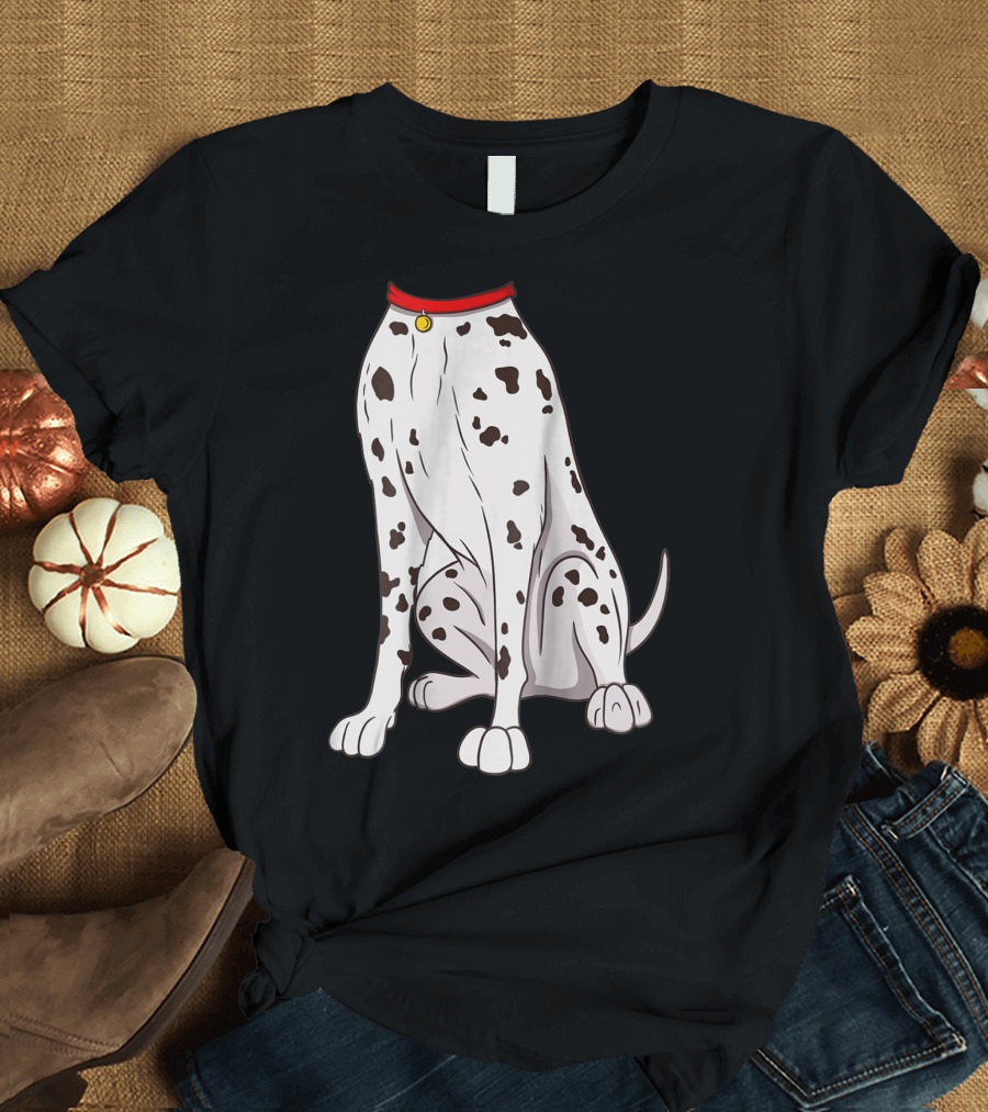 Dalmatian Dog Costume Halloween Animal Cosplay T-Shirt