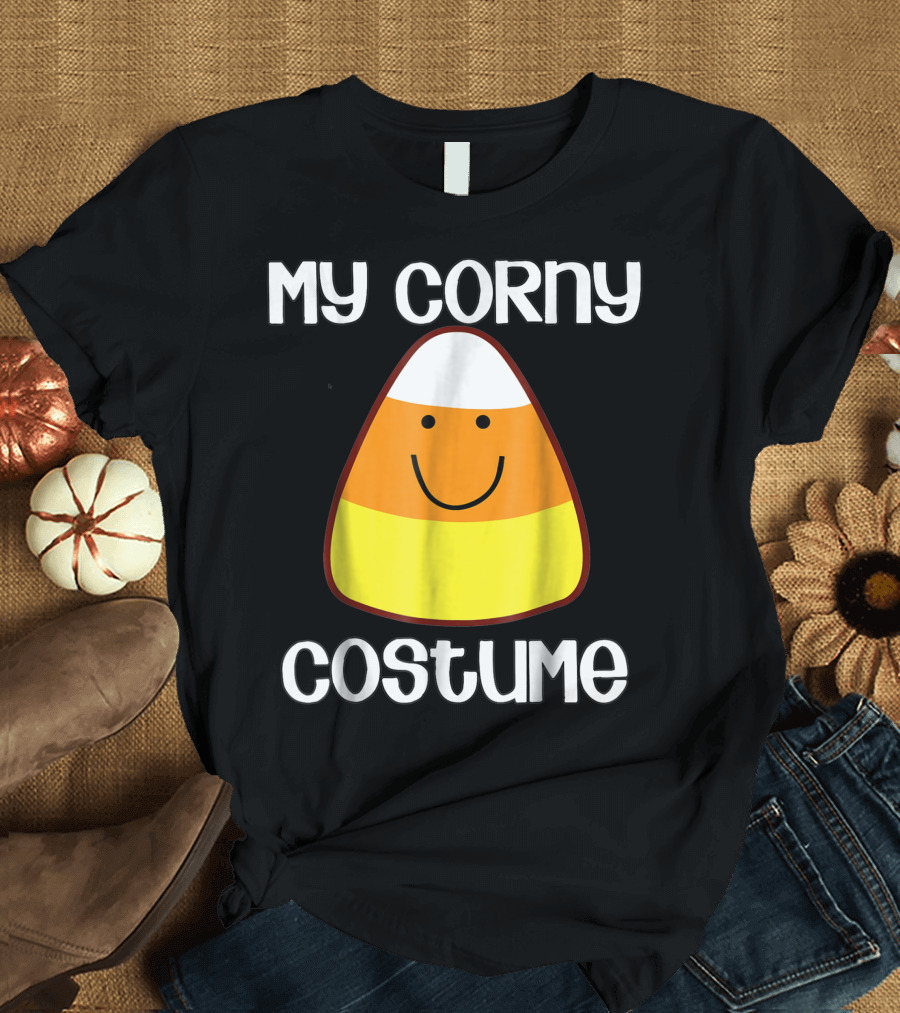 My Corny Costume Smiling Candy Corn Halloween T-Shirt
