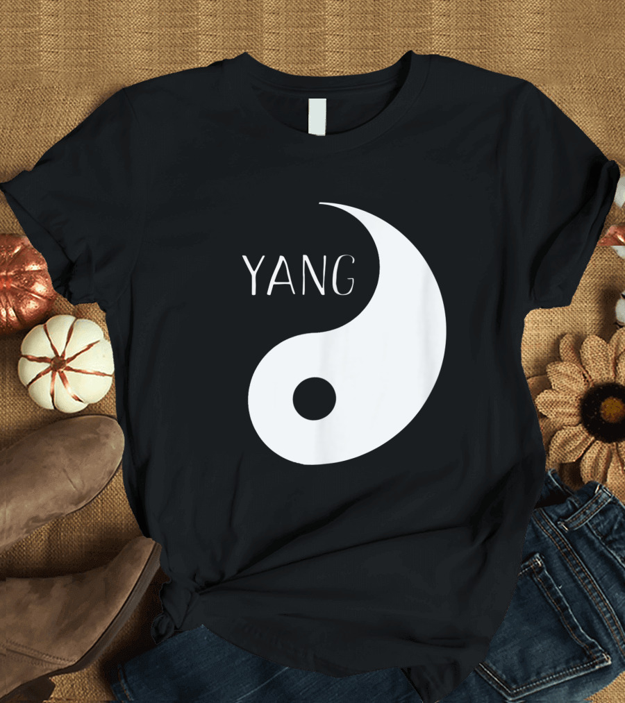 Yin Yang Yang Couples Funny Halloween For Best Friends T-Shirt