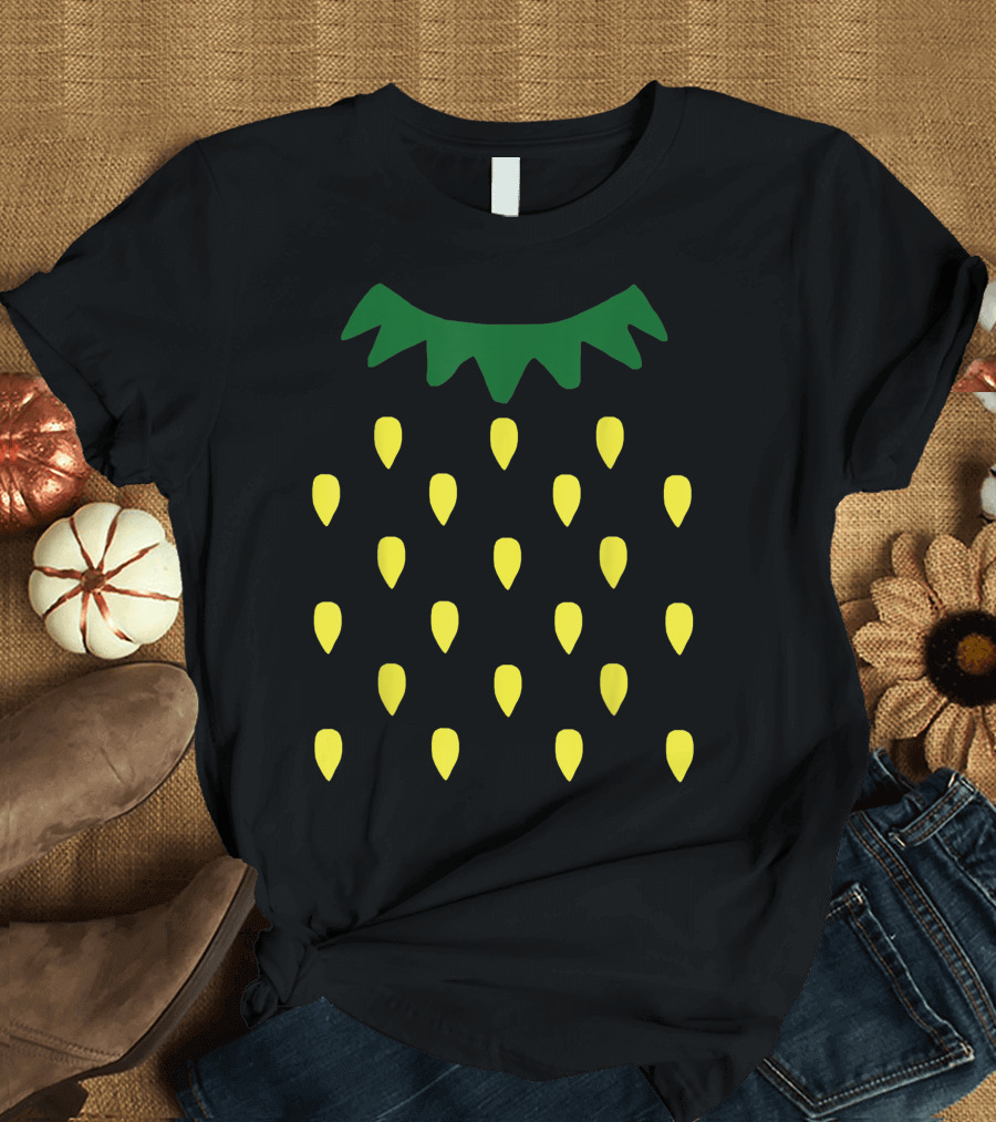 Cute Strawberry Fruit Costume Halloween T-Shirt
