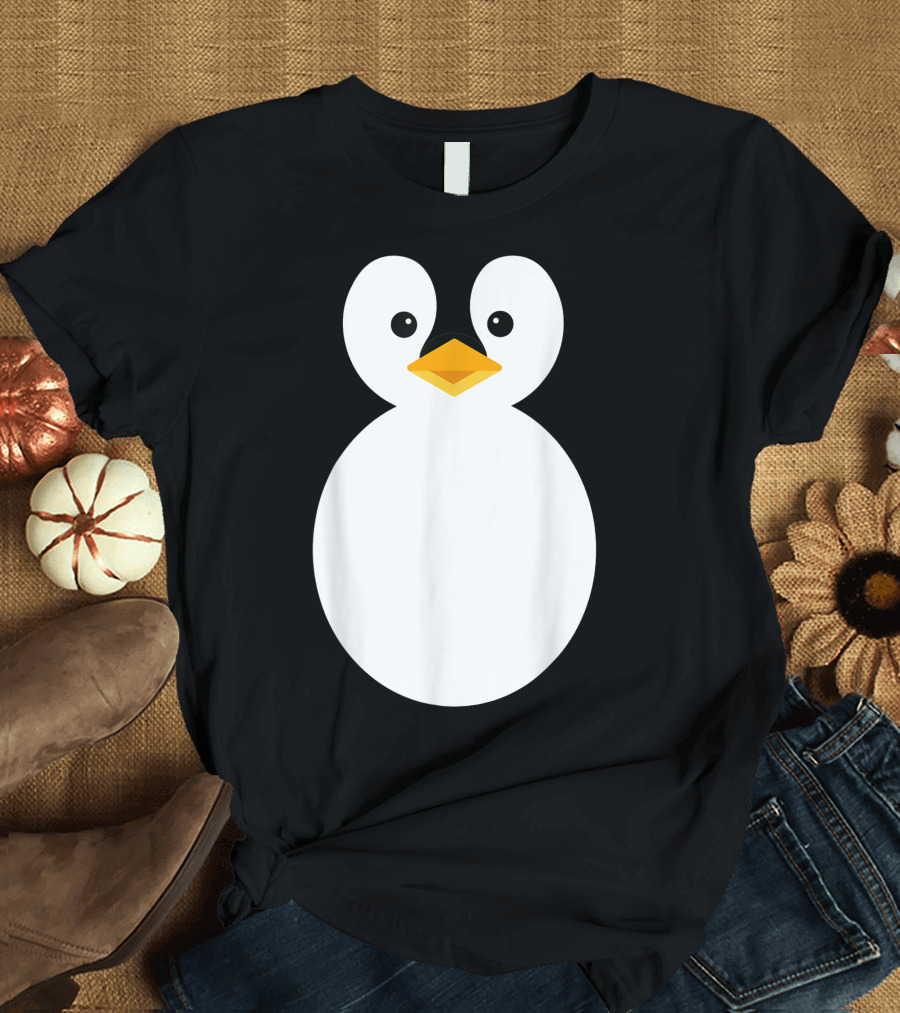 Cute Penguin Halloween Costume For Adults T-Shirt