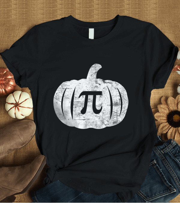 T-Shirt: Pumpkin Pi Funny Halloween Pumpkin Humor Math Symbol Pun T-Shirt Pumpkin Pi Funny Halloween Pumpkin Humor Math Symbol Pun T-Shirt