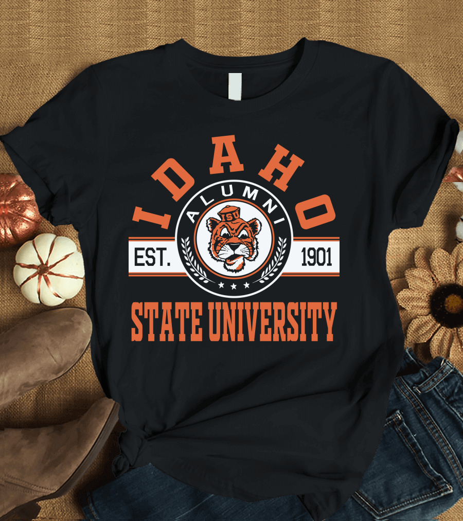 Idaho State University Alumni EST 1901 Tiger Logo ISU T-Shirt